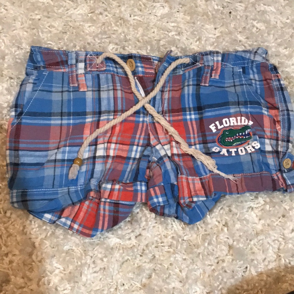 🐊 GO GATORS 🐊 Florida Gator plaid shorts